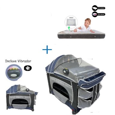 CUNA  VERONA PLUS - COLCHON P - AZUL