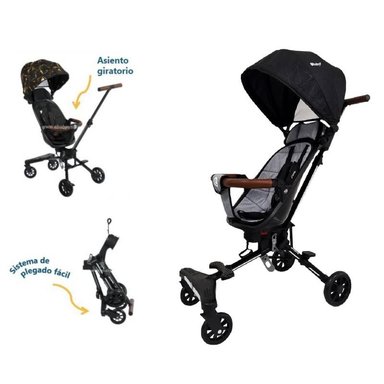 COCHE PLEGABLE ASIENTO GIRATORIO EASY TRAVEL  PORTABIBERON