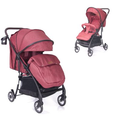 EBABY COCHE DE PASEO BOOZ - ROJO