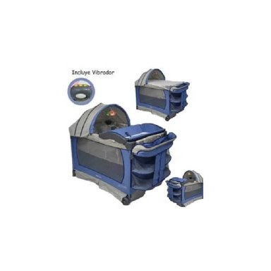 CUNA CORRAL VERONA AZUL  VIBRADOR