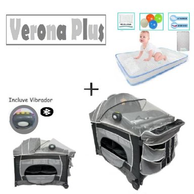 CUNA VERONA PLUS VIBRADOR -COLCHON C-PLOMO