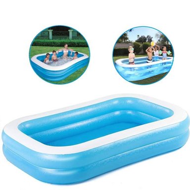 PISCINA INFLABLE BESTWAY FAMILIAR 262CM X 175CM X 51CM / 778 L