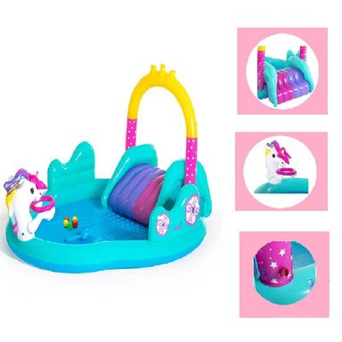PISCINA INFLABLE BESTWAY UNICORNIO 274X198X137
