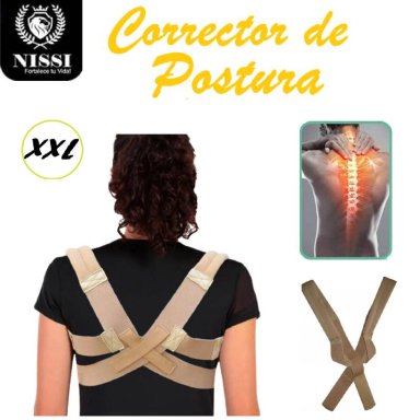 CORRECTOR POSTURA BEIGE FAJA TALLA XXL
