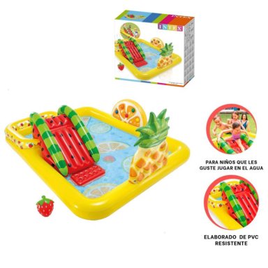 CENTRO JUEGO 57158NP 244X191X91 INFLABLE FRUTAS TOBOGAN - 1