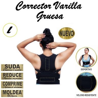 CORRECTOR NEGRO VARILLA GRUESA TALLA L