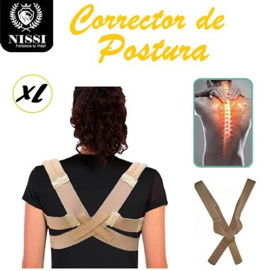 CORRECTOR POSTURA BEIGE FAJA TALLA XL