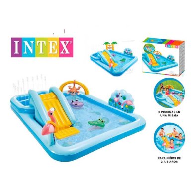 CENTRO JUEGOS DE JUNGLA PISCINA 244X198X71CM