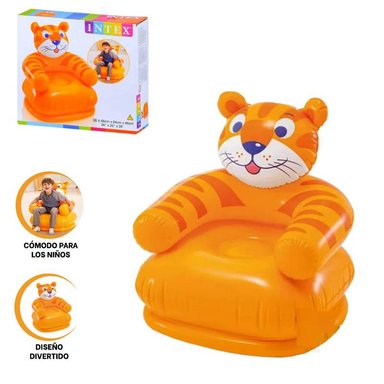 SOFÁ INFLABLE 68X64X74 TIGRE - 1