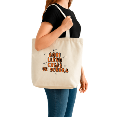 TOTE BAG ALGODÓN TOCUYO REUTILIZABLE COSAS DE SEÑORA