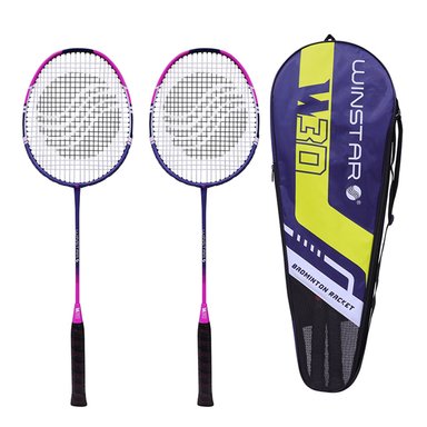 RAQUETA BÁDMINTON WIN-RB-620 ALUMINIO PREMIUM 2PCS W30 WINSTAR