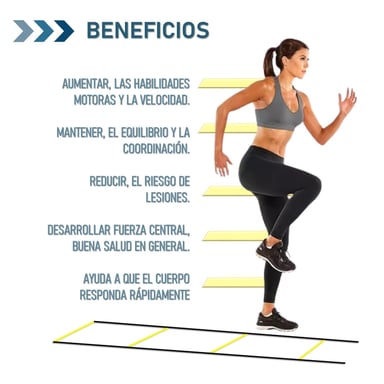 ESCALERA ENTRENAMIENTO AGILIDAD Y COORDINACIÓN CON FUNDA TODO DEPORTE - 4
