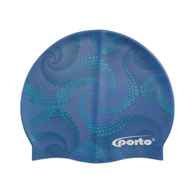 GORRO NATACIÓN PORTO POR-1110 DISEÑO ESPIRAL ESTÁNDAR