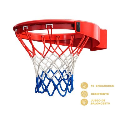ARO DE BÁSQUET PROFESIONAL 40CM ACERO SÓLIDO - 2