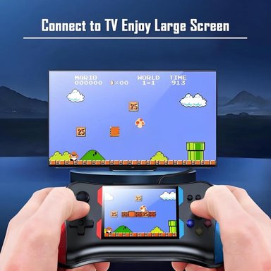 CONSOLA DE JUEGOS PORTÁTIL RETRO SUP X7M PARA NIÑOS 500 JUEGOS CLÁSICOS + MANDO - 2