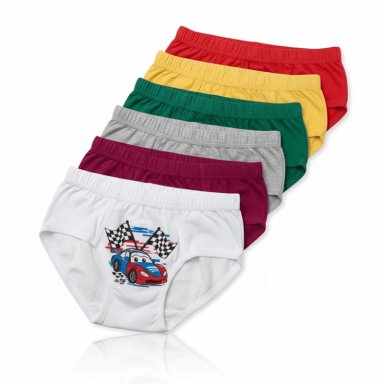 TRUSA ALGODÓN PIMA NIÑO AZUL DOCENA