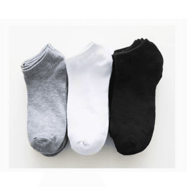 MEDIAS MUJER BLANCO TALONERAS 12 PARES - 1