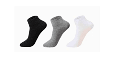 MEDIAS ALGODÓN MUJER BLANCO TOBILLERAS 9 PARES - 1