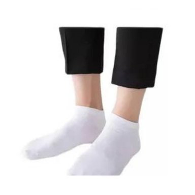 MEDIAS ALGODÓN UNISEX BLANCO TALONERAS 12 PARES - 1