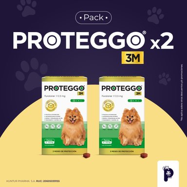ANTIPULGAS PARA PERROS - 3M (2 – 4.5 KG.)  PACK X 2