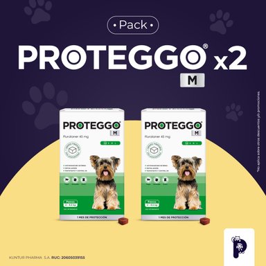 ANTIPULGAS PARA PERROS - 45 MG. (2 – 4.5 KG.) PACK X 2