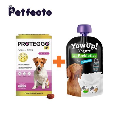 ANTIPULGAS PARA PERROS - 3M (>4,5 – 10 KG.) +1 YOGURT PREBIOTICO