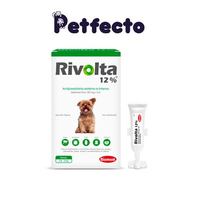 ANTIPULGAS PARA PERRO - RIVOLTA 12% (2.6 – 5 KG.)