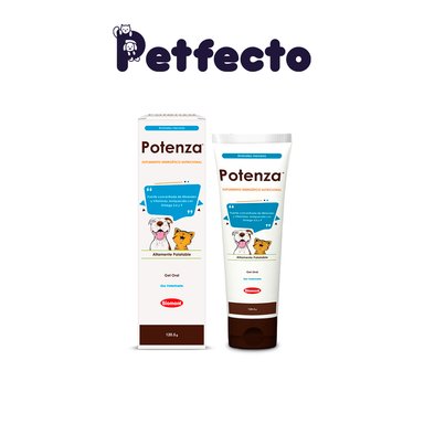 SUPLEMENTO PERROS Y GATOS POTENZA ENERGÉTICO NUTRICIONAL GEL ORAL