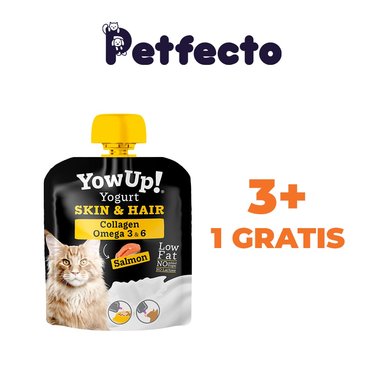 PACK YOGURT SKIN Y HAIR PARA GATOS 85 GR.