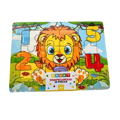 ROMPECABEZAS EDUKT PREMIUM 12 PIEZAS MODELO SURTIDO UNISEX