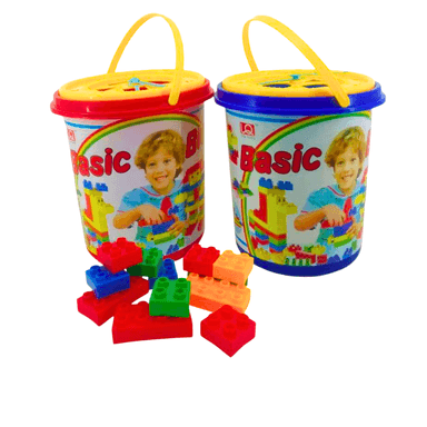 BALDE PLAYGO DE BLOQUES DE CONSTRUCCIÓN 48 PIEZAS
