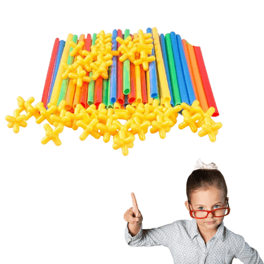 PALOS CONECTORES PALITOS PARA CONSTRUIR JUEGO DIDÁCTICO EN BOLSA