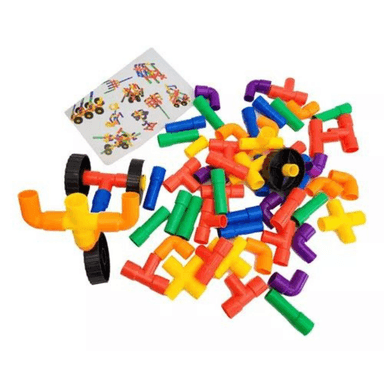 TUBOS CONECTORES JUEGO DIDÁCTICO EDUCATIVO PUZZLE EN BOLSA