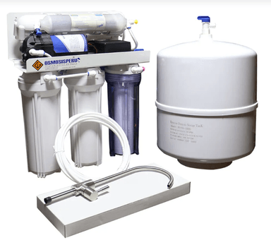 FILTRO OSMOSISPERU RO-50 OSMOSIS INVERSA 5 ETAPAS BOMBA