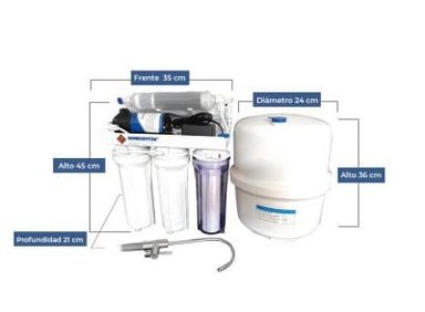 FILTRO OSMOSISPERU RO-50 OSMOSIS INVERSA 5 ETAPAS BOMBA - 2
