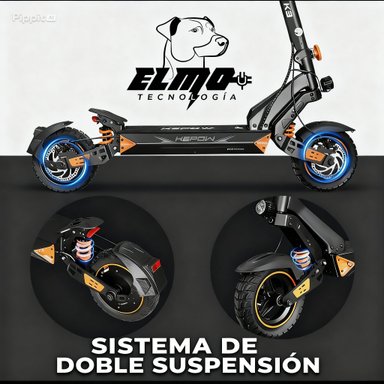 SCOOTER ELMO D3 KEPOW 55-65 KM  1000W 52V 20.8AH - 3