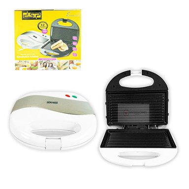 MINI PARRILLERA DSP KC1159 ELECTRICA BLANCO