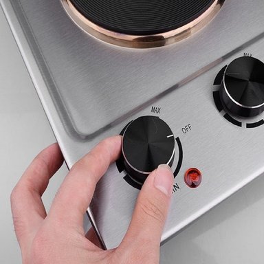 COCINA ELECTRICA FINEZZA FZ-320H2CE 2 HORNILLAS - 3