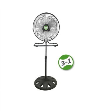 VENTILADOR BOSSKO BK-8312VPNG 12' 3 EN 1 BK-8312VP/NG REJILLA NEGRA