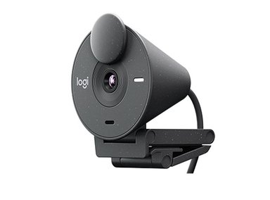 CAMARA LOGITECH BRIO 300 FHD 1080P USB-C BLACK - 1
