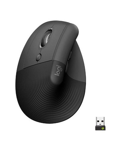 MOUSE LOGITECH LIFT VERTICAL ZURDO WIRELESS/BT BLACK - 1