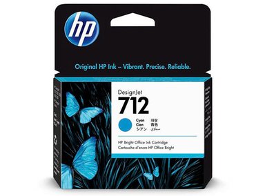 TINTA HP 3ED67A CIAN 712A 29ML