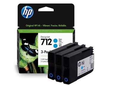 TINTA HP 3ED77A CIAN 712A 3 PACK 29ML - 2