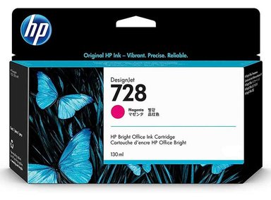 TINTA HP F9J66A MAGENTA 728 130ML