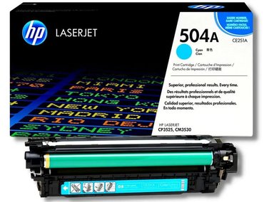 TÓNER HP CE251A CIAN 504A