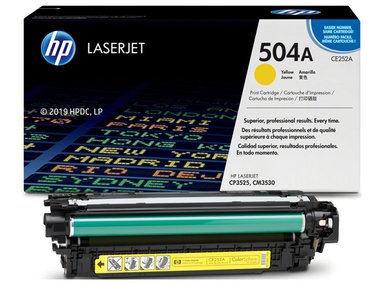 TÓNER HP CE252A AMARILLO 504A YELLOW