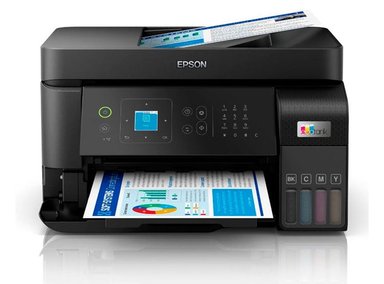 IMPRESORA MULTIFUNCIONAL EPSON ECOTANK L5590, IMPRIME/ESCANEA/COPIA/FAX/USB/LAN/WI-FI - 1