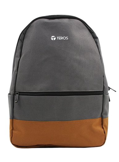 BACKPACK TEROS NOVA GREY/BROWN TE-ACS9020GR,PARA NOTEBOOKS DE HASTA 15.6'