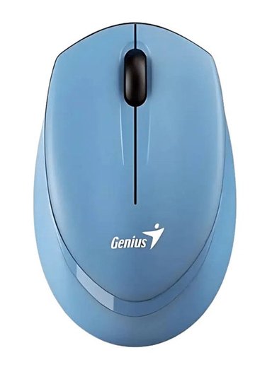 MOUSE GENIUS NX-7009 WIRELESS BLUEEYE ERGONOMICO BLUE GREY (31030030401) - 2