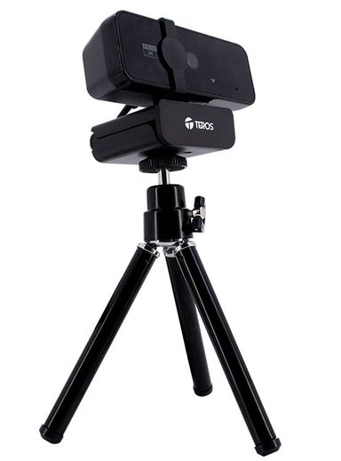 WEBCAM TEROS TE-9072, 2K, MICRÓFONO INCORPORADO, USB 2.0 - 4